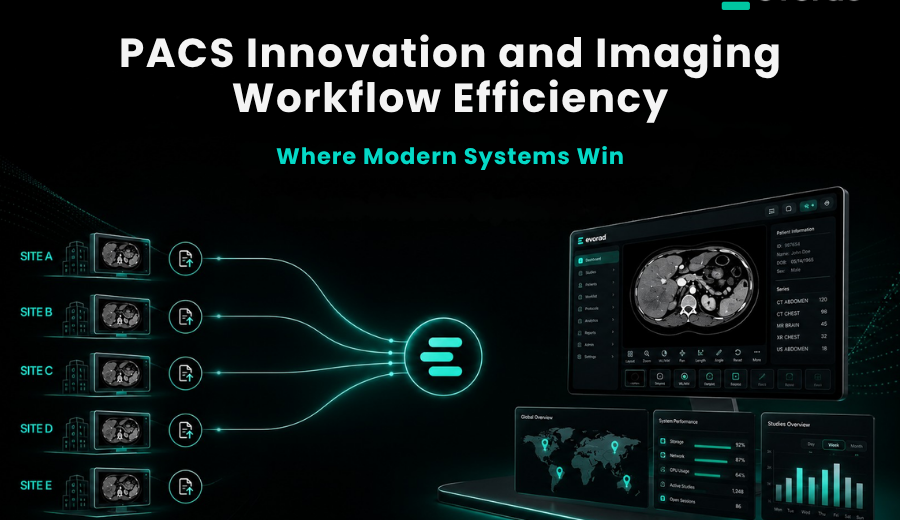 Imaging workflow efficiency improved through modern PACS across multiple radiology sites